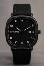 "MSTIANQ"-Business Class Leather Strap Watch-Black - Image 8